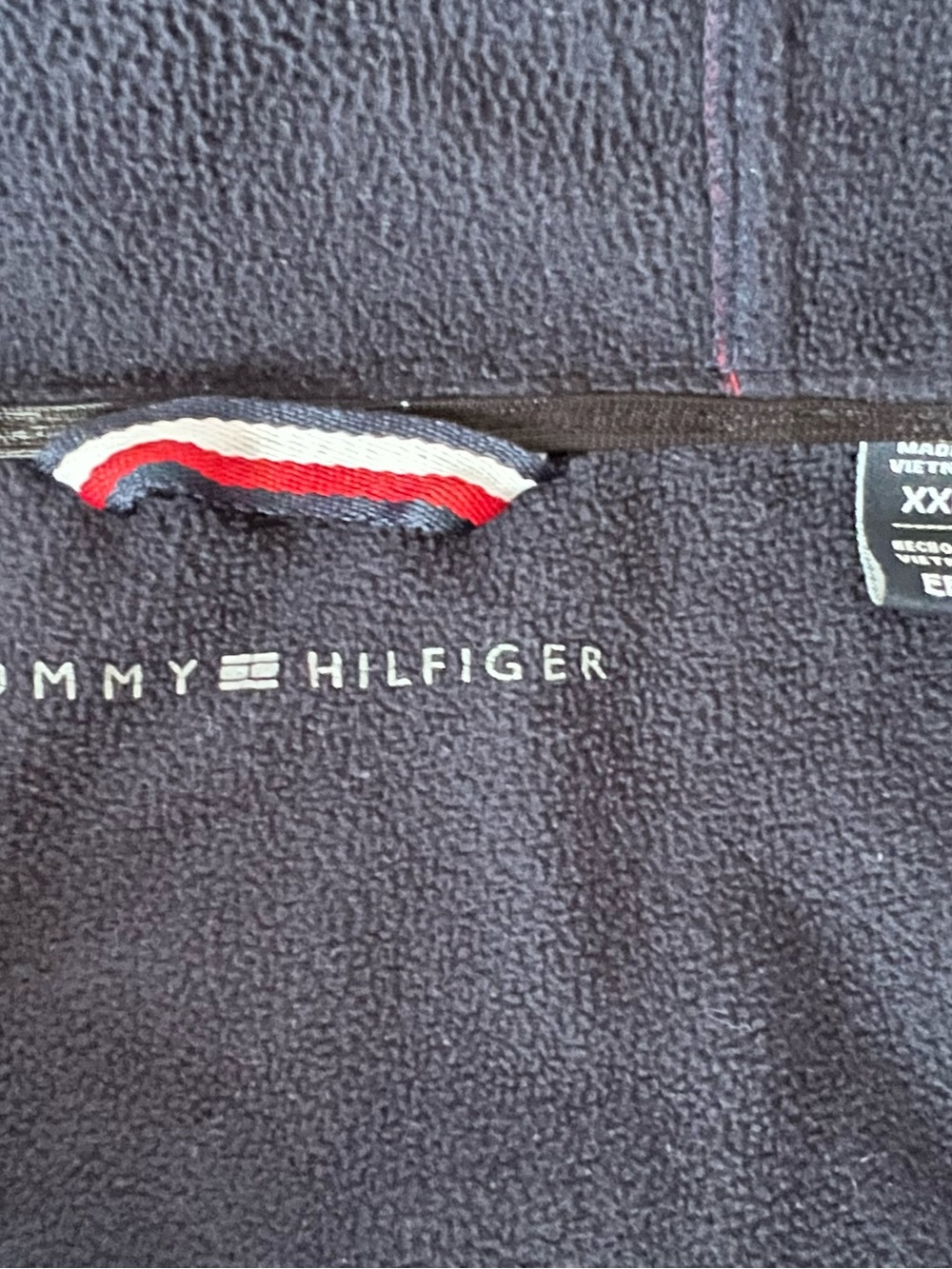 Tommy Hilfiger Red/Wht/Navy Colorblock Lightweight Softshell Performance Jacket - Picture 2 of 14